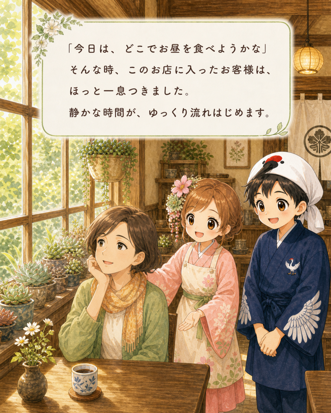 ほっと一息、静かな時間